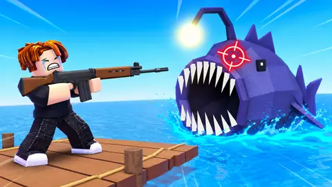 Crying player aiming at an anglerfish